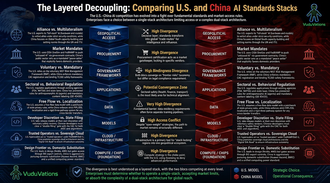 The layered decoupling, stack by stack